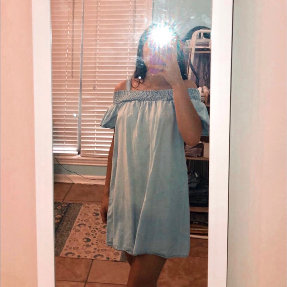 Off-the-Shoulder Mini Dress